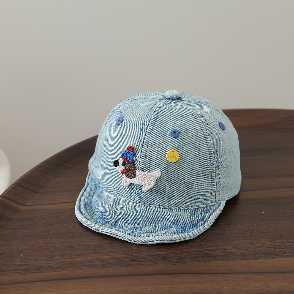 Chapeau croustillant brodé à la mode de style coréen