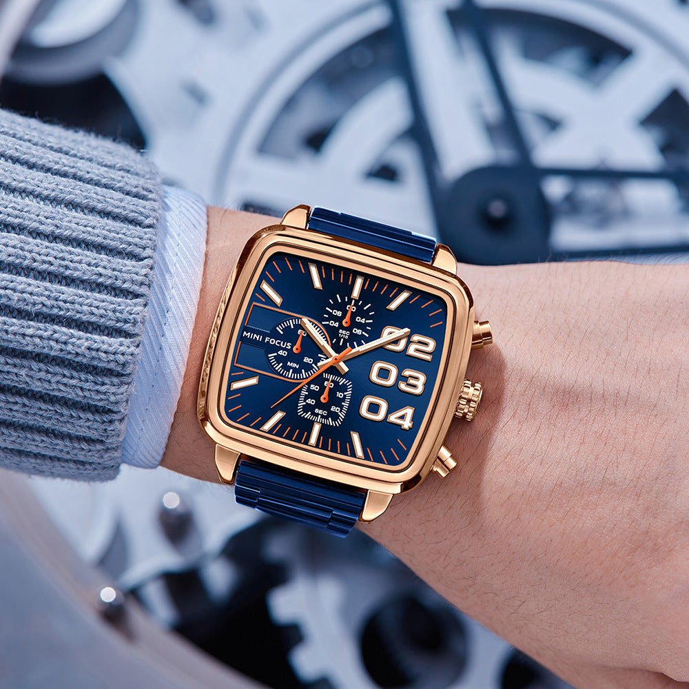 Montre Quartz multifonctionnelle homme
