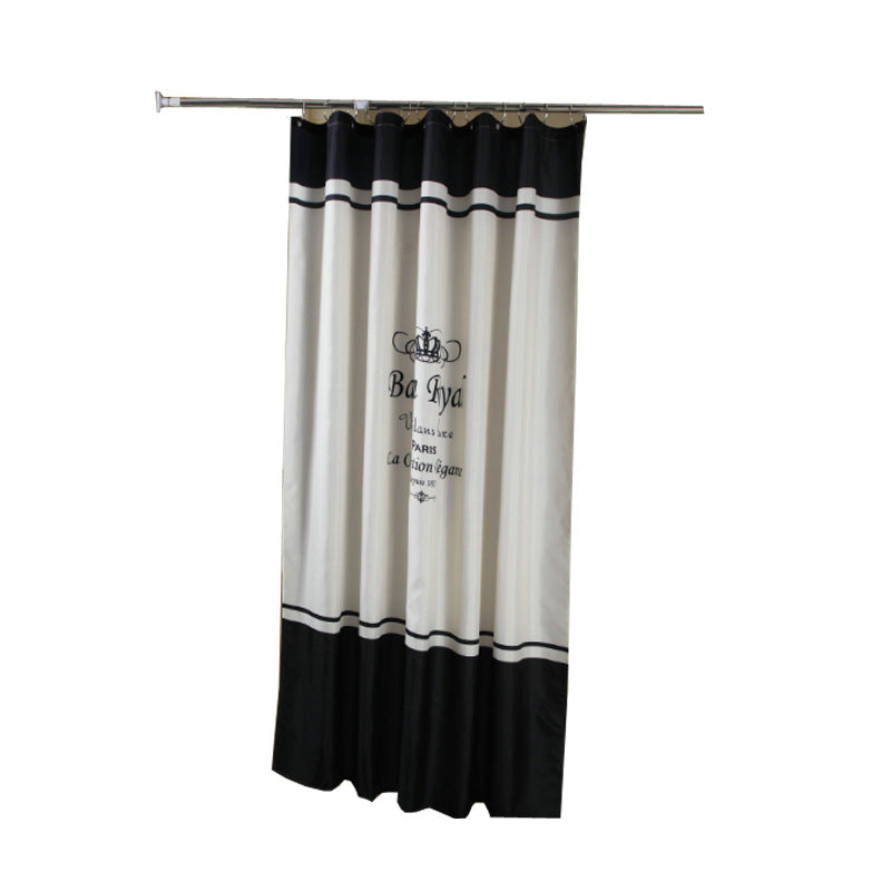 Rideau de douche imperméable Spun Spring Rideau de douche en polyester