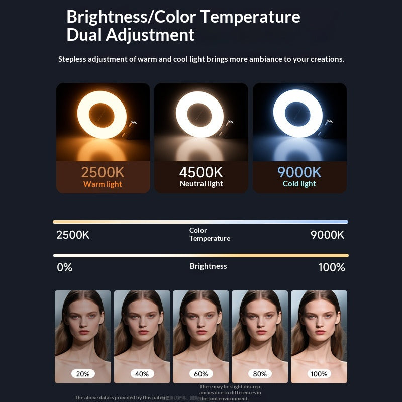 Portable Outdoor Selfie Téléphone Magnetic Fill Light