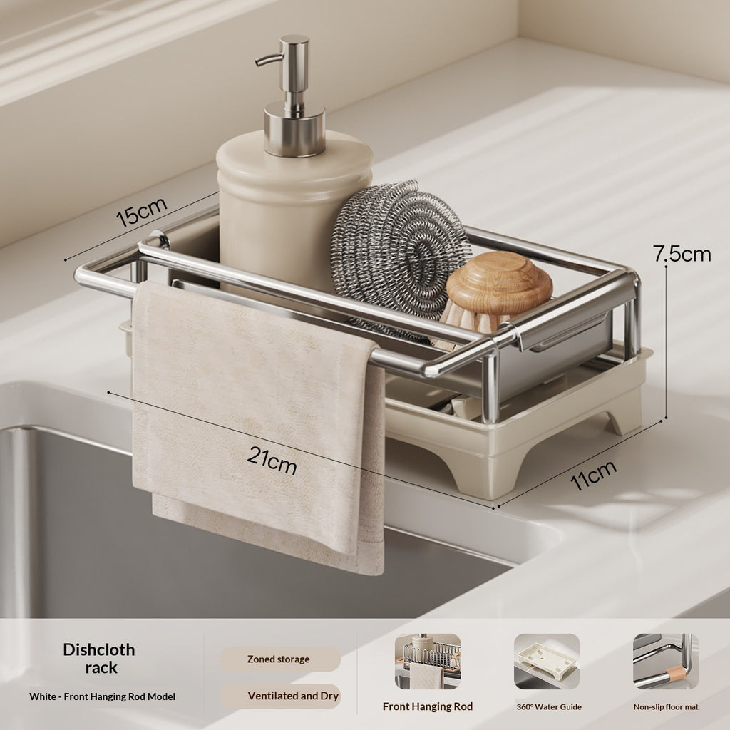 Kitchen Acier inoxydable Dishwhabil Porte-clac de séchage