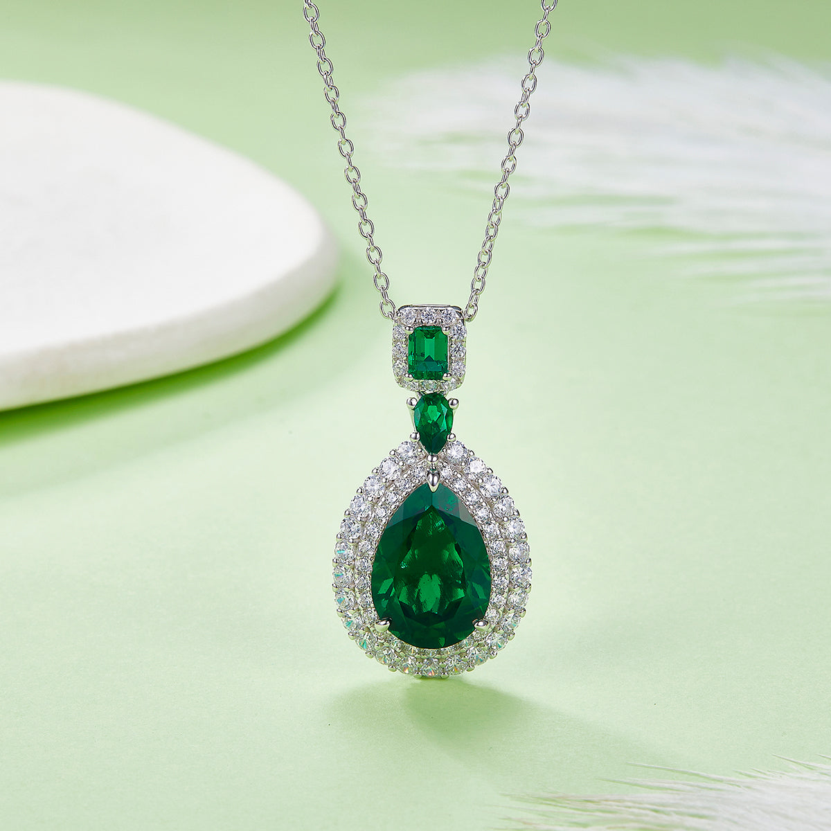 S925 Collier en labo-grogneux en argent sterling