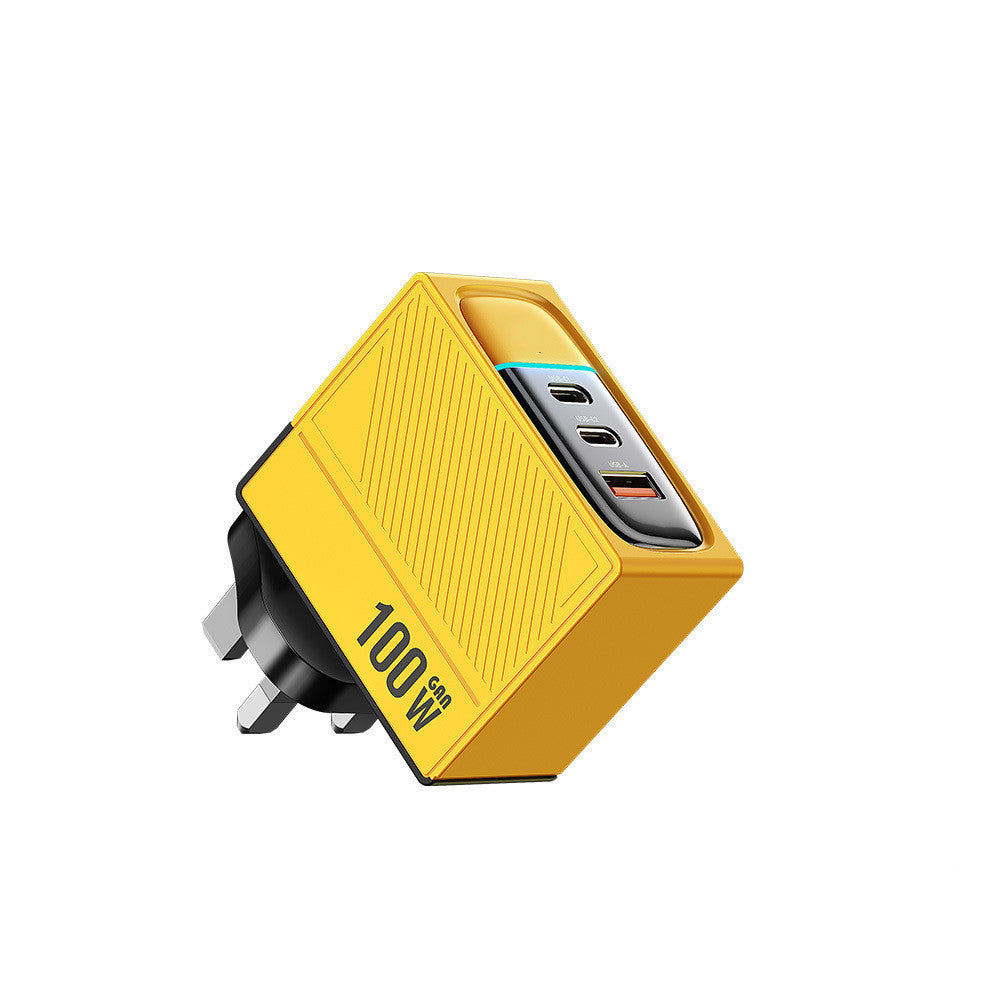 Fiche de charge Gallium Nitride Mecha Chargeur à port multiples Charge rapide pliable