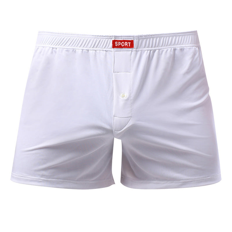 Sous-vêtements pour hommes souples Tissu respirant Boxers en soie