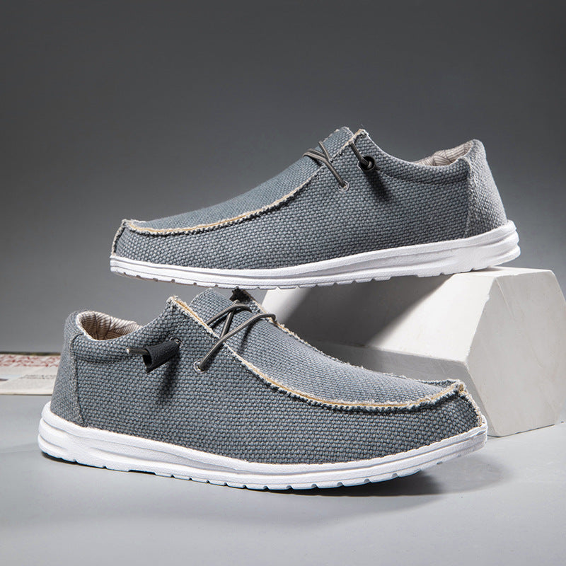 Men's Plus Size Casual Canvas Shoes