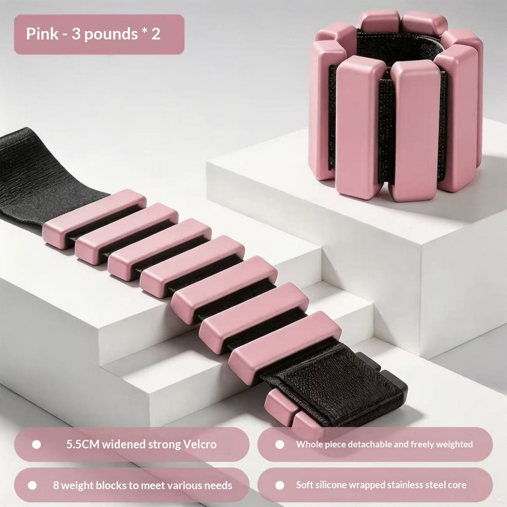 Bracelet en silicone de fitness à roulement de poids