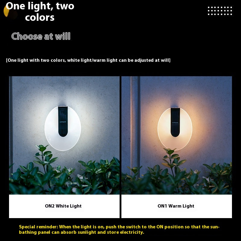Lampe solaire extérieure étanche