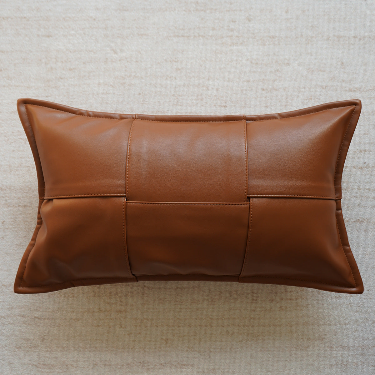 Coussin de Sofa Marron Maillard avec un oreiller luxueux Wabi-sabi léger