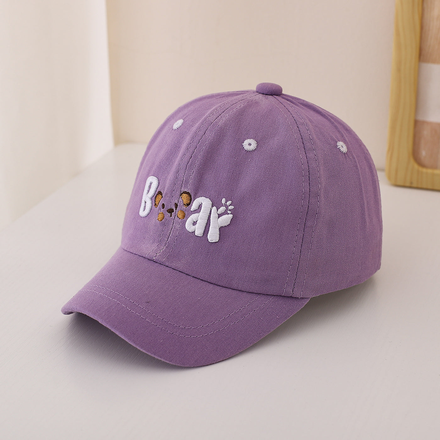 L'enfant simple couleur de la souris de dessin animé Lettre Broderie réglable mignon et occasionnel