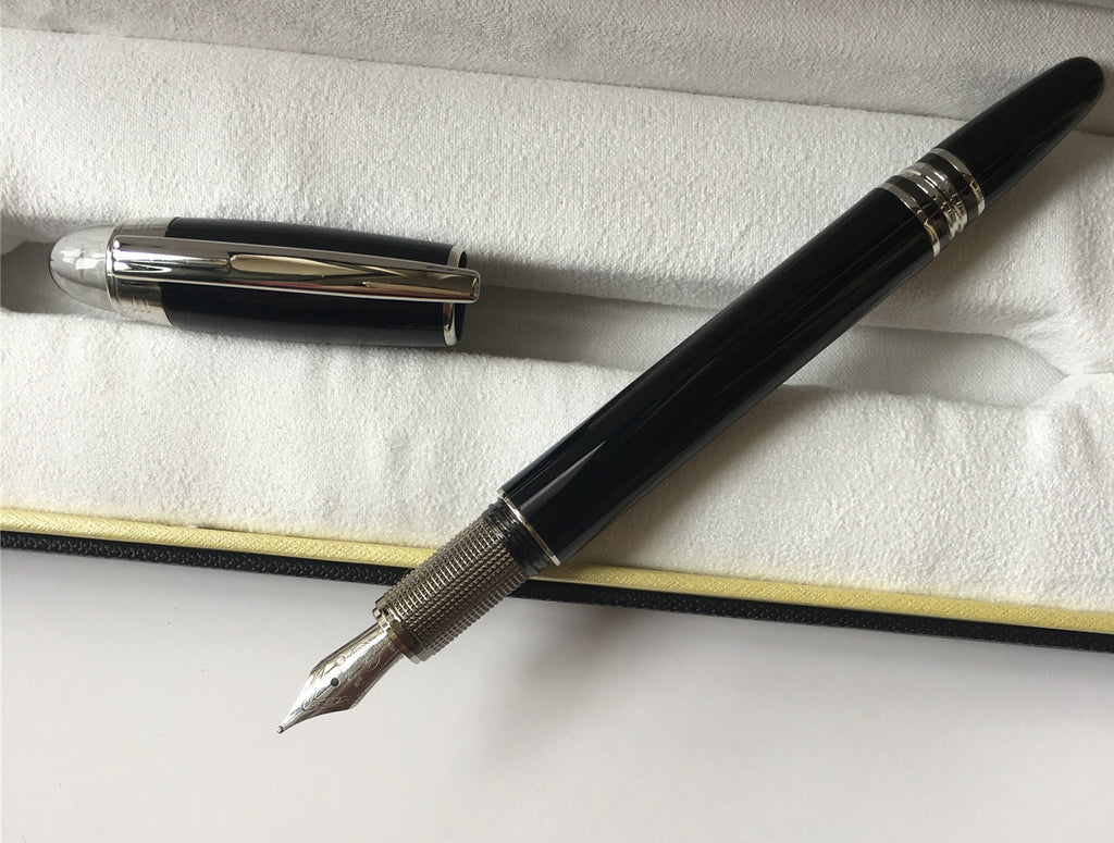 Interstellar cristal série tête métal Rollerball stylo à bille stylo de fontaine classique Carbo
