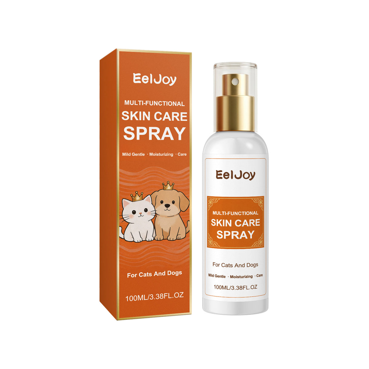 Eeljoy Pet Multi-Functional Skin Care Spray est doux et hydratant