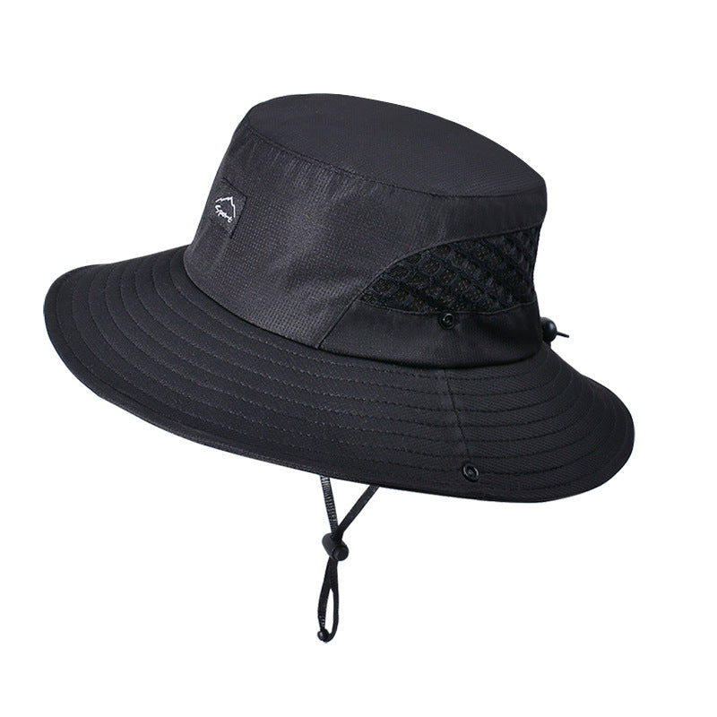 Chapeau de pêche Bucket large bord Protection solaire pour la randonnée