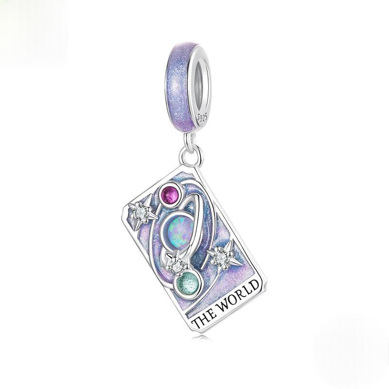 Carte de Tarot de style rétro Accessoires pendentif bricolage
