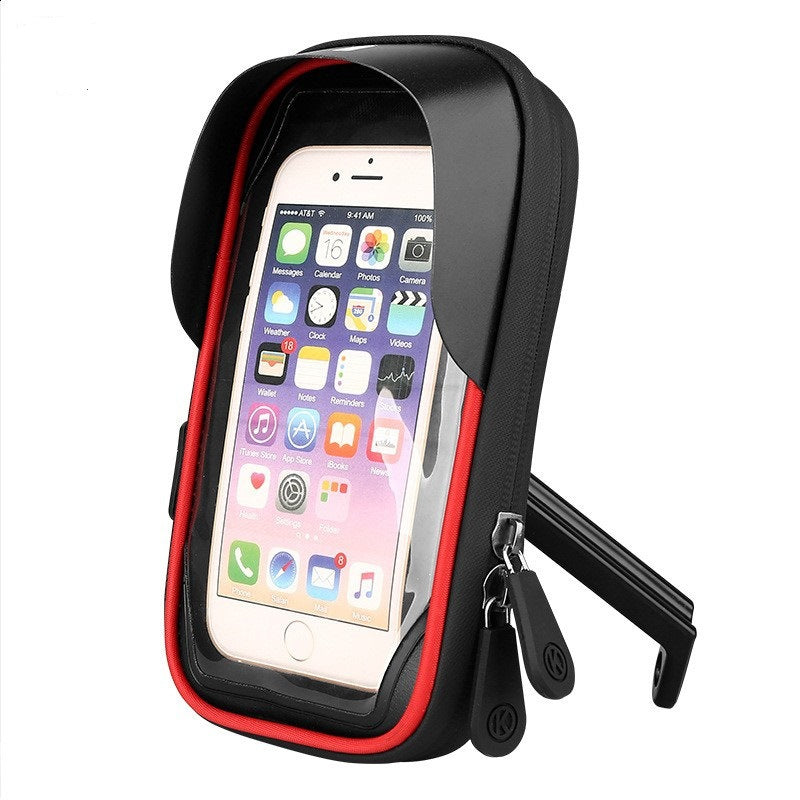 Bicycle Mobile Phone Stand Waterproof Touch Screen Bag Electric Car Motorcycle Cycling Fit