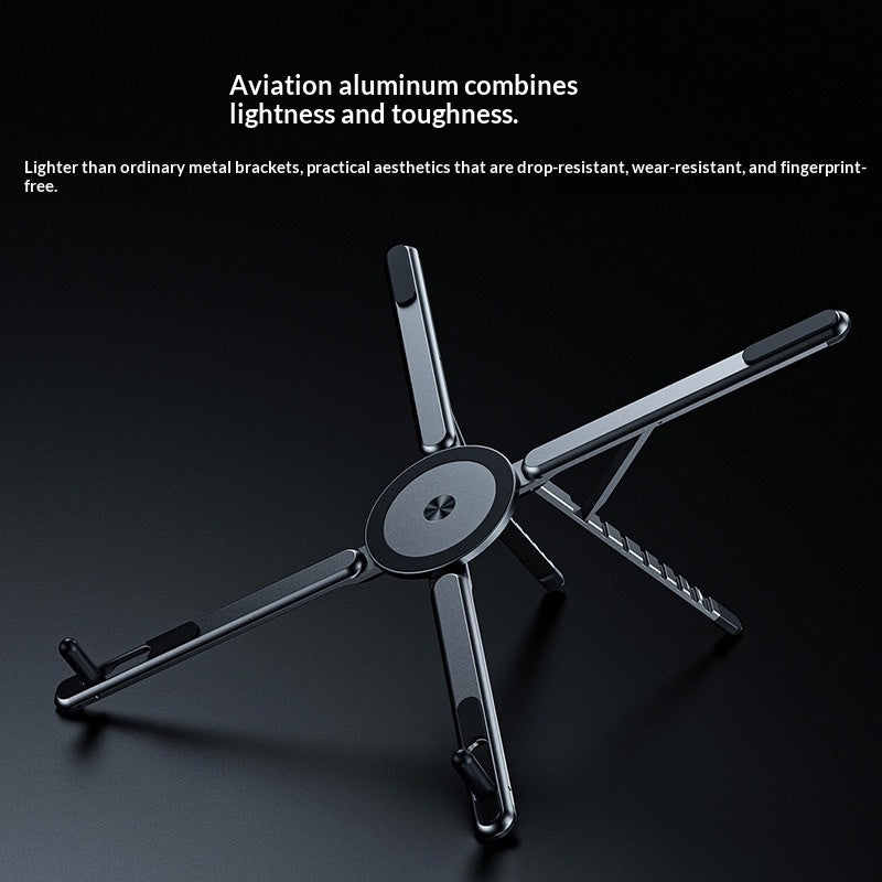 Support portable de téléphone en aluminium magnétique multifonctionnel