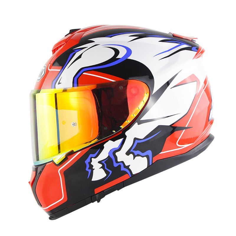 Casque de moto Full Face Riding Double Lens Casque de moto Full Cover