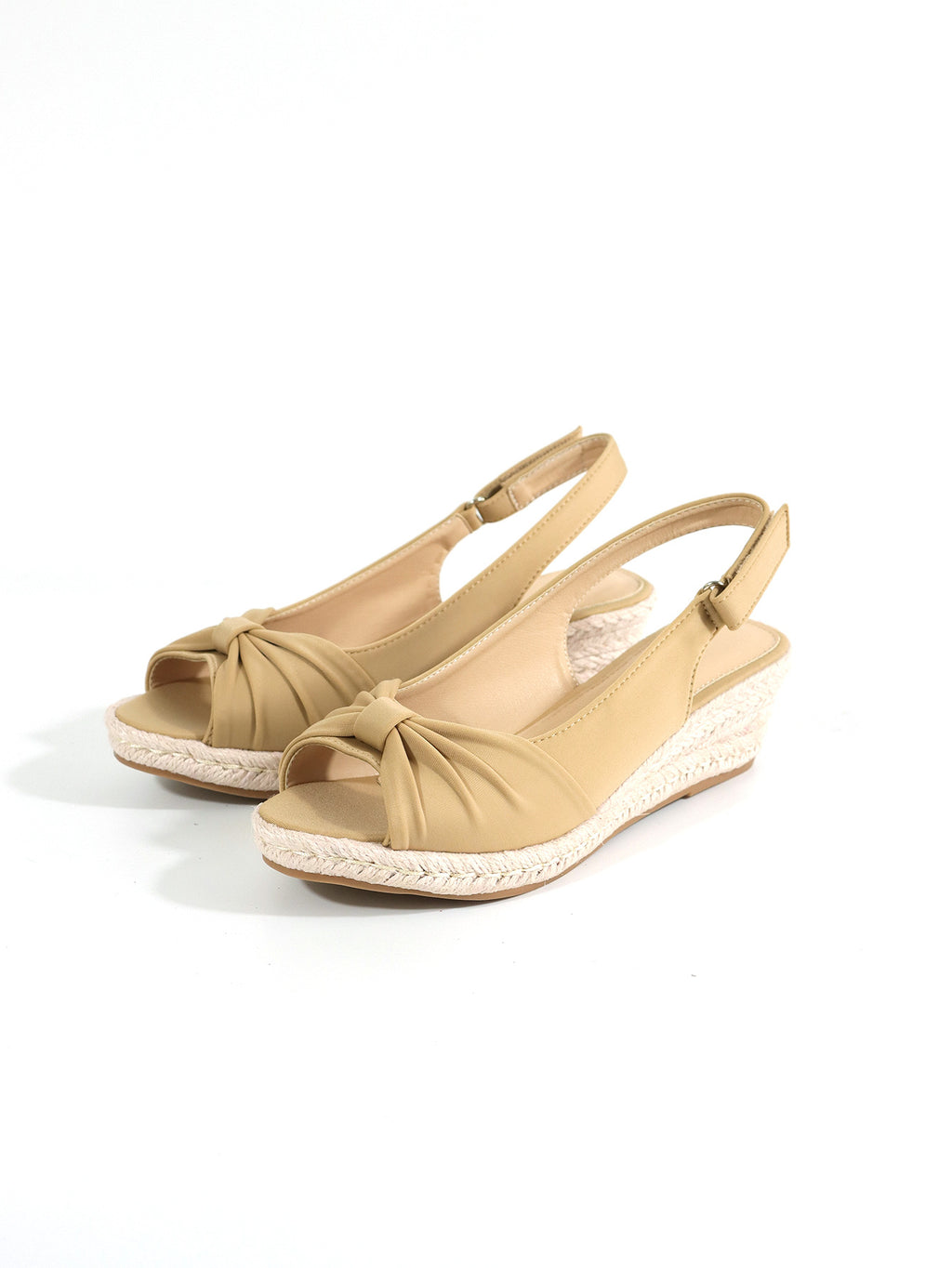 Sandales à bout ouvert Bow-tie pour femmes