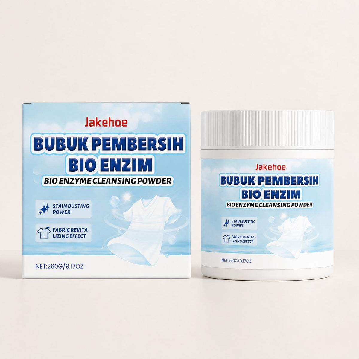JAKEHOE Blanchisserie en poudre pour tremper