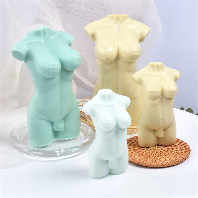 Bougie de corps en silicone Aromatherapy Plaster Silicone Size Model
