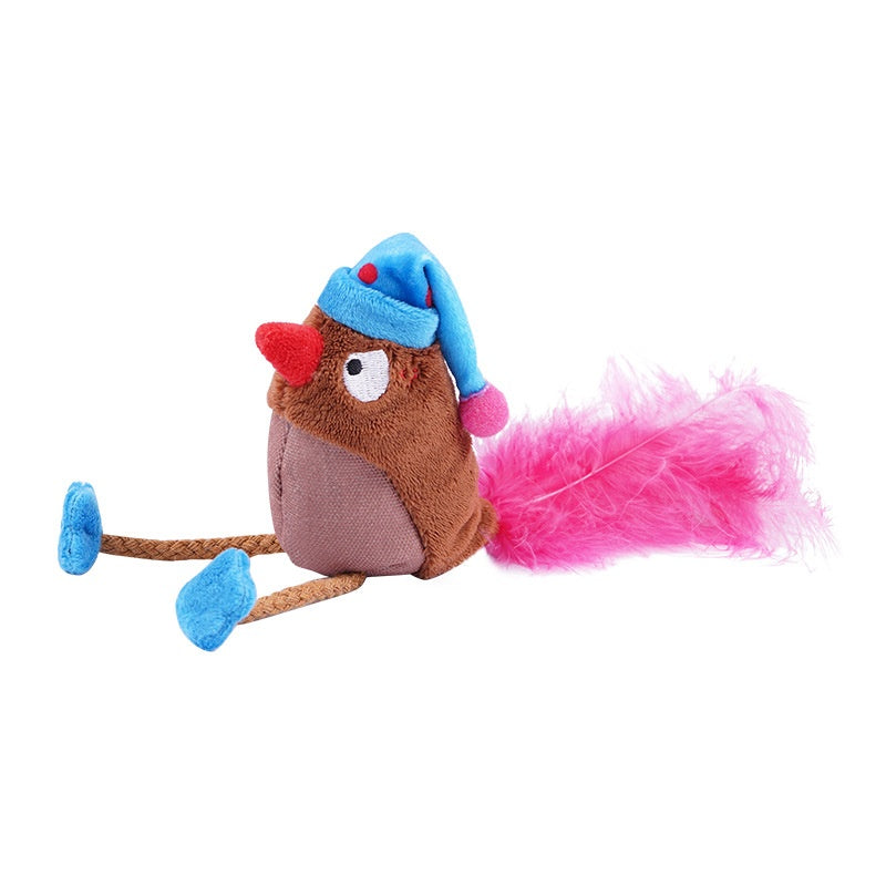 Jouet de chat de chat d'oiseau Self-Hi Cat Teaser
