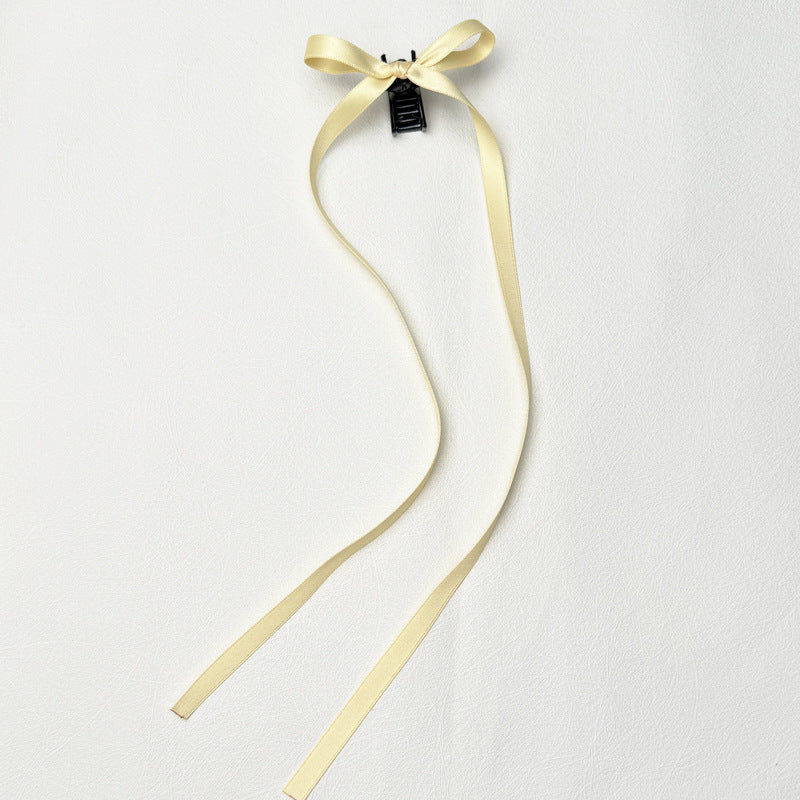 36cm Ruban Long Polyester Coton Bow Clip