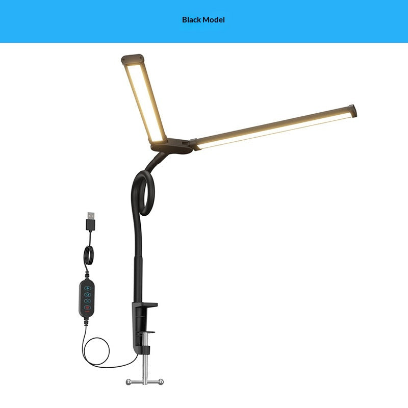 Lampe de bureau d'apprentissage à double tête de protection des yeux