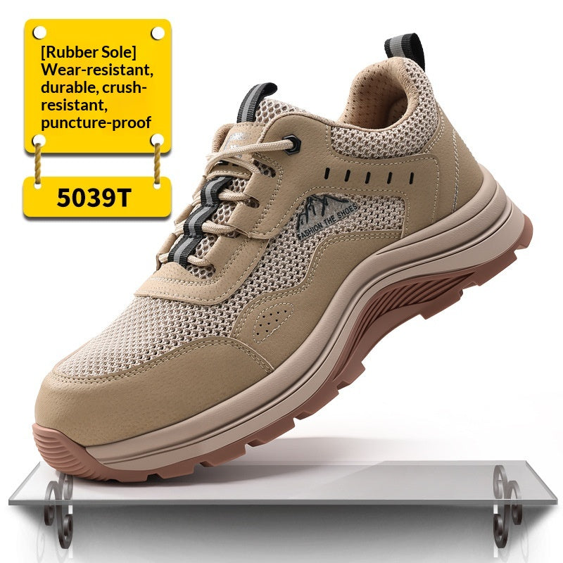 Chaussures de travail respirantes pour l'anti-smashing et le stabbing des hommes
