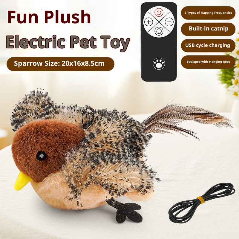 Jouet inductif Magpie Cat Auto-Entrée en peluche Smart Toy