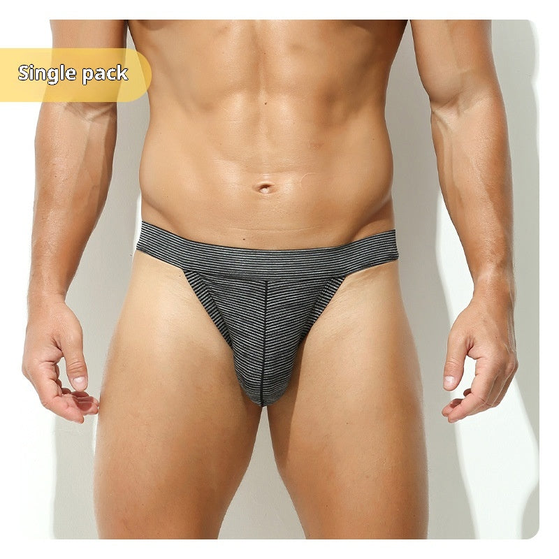 Les slips haute coupe pour hommes montrent les sous-vêtements sexy du Triangle Big Nylon