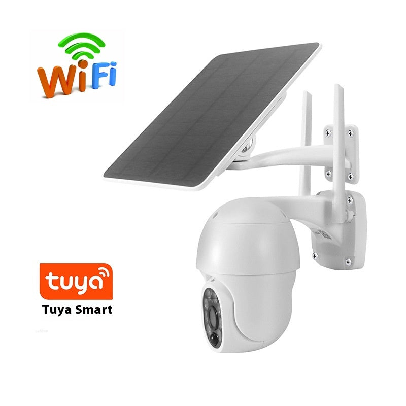 Caméra de surveillance solaire Graffiti extérieur étanche 4G