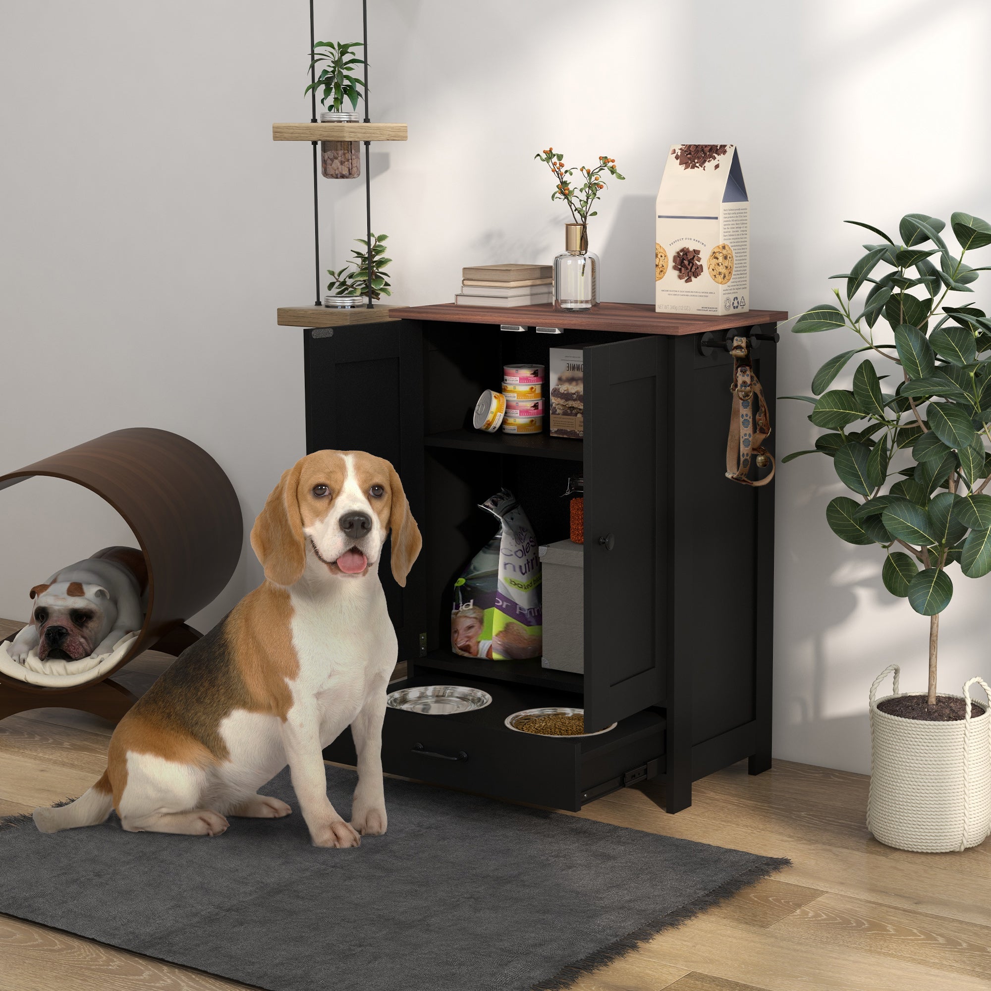 Station d'alimentation des animaux de compagnie