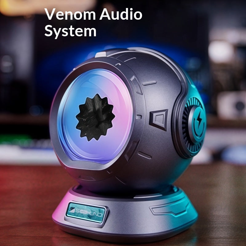 Creative DIY Magnetic Fluid Bluetooth Speaker
