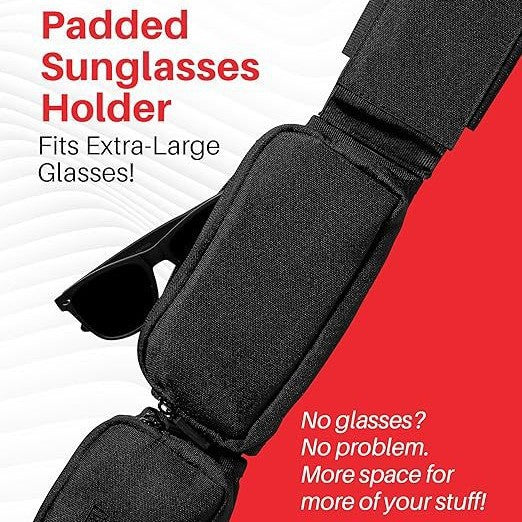 Passeport Crossbody Bag 3 poches Tactical Sling Numéro de téléphone mobile
