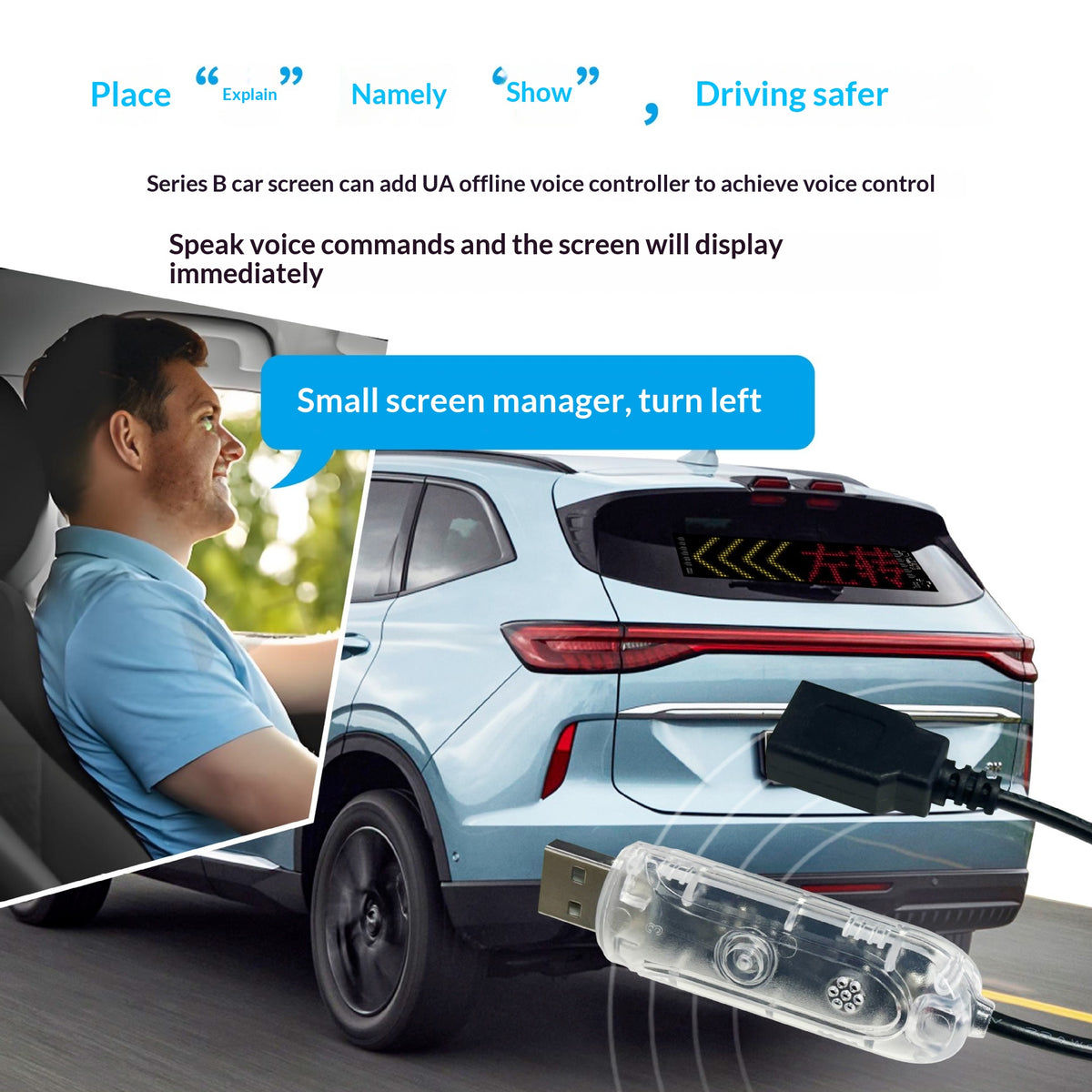 Affichage flexible d'écran souple LED pour véhicules