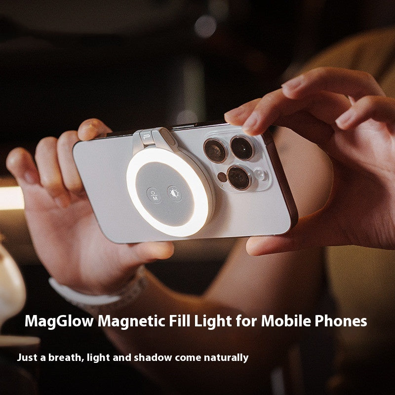 Lumière de remplissage pour téléphone portable portable magnétique