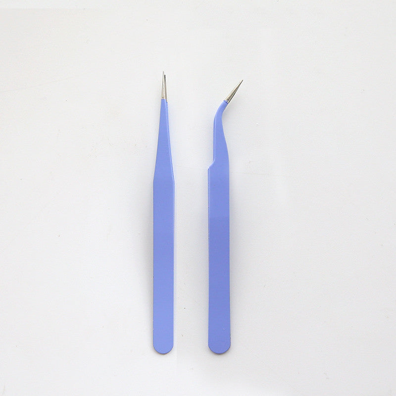 Tweezers en acier inoxydable Macaron Manuel coloré et ruban de papier