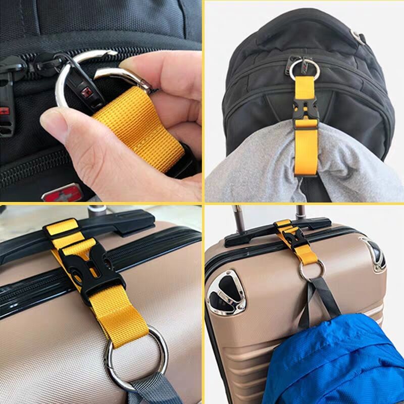 Bracelet de bagages externe avec boucle élastique multifonctionnelle