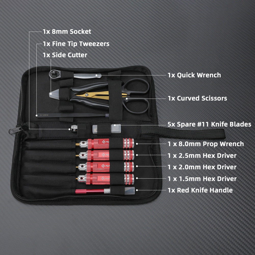 Trousse du modèle de croisement des premiers soins 9 pièces