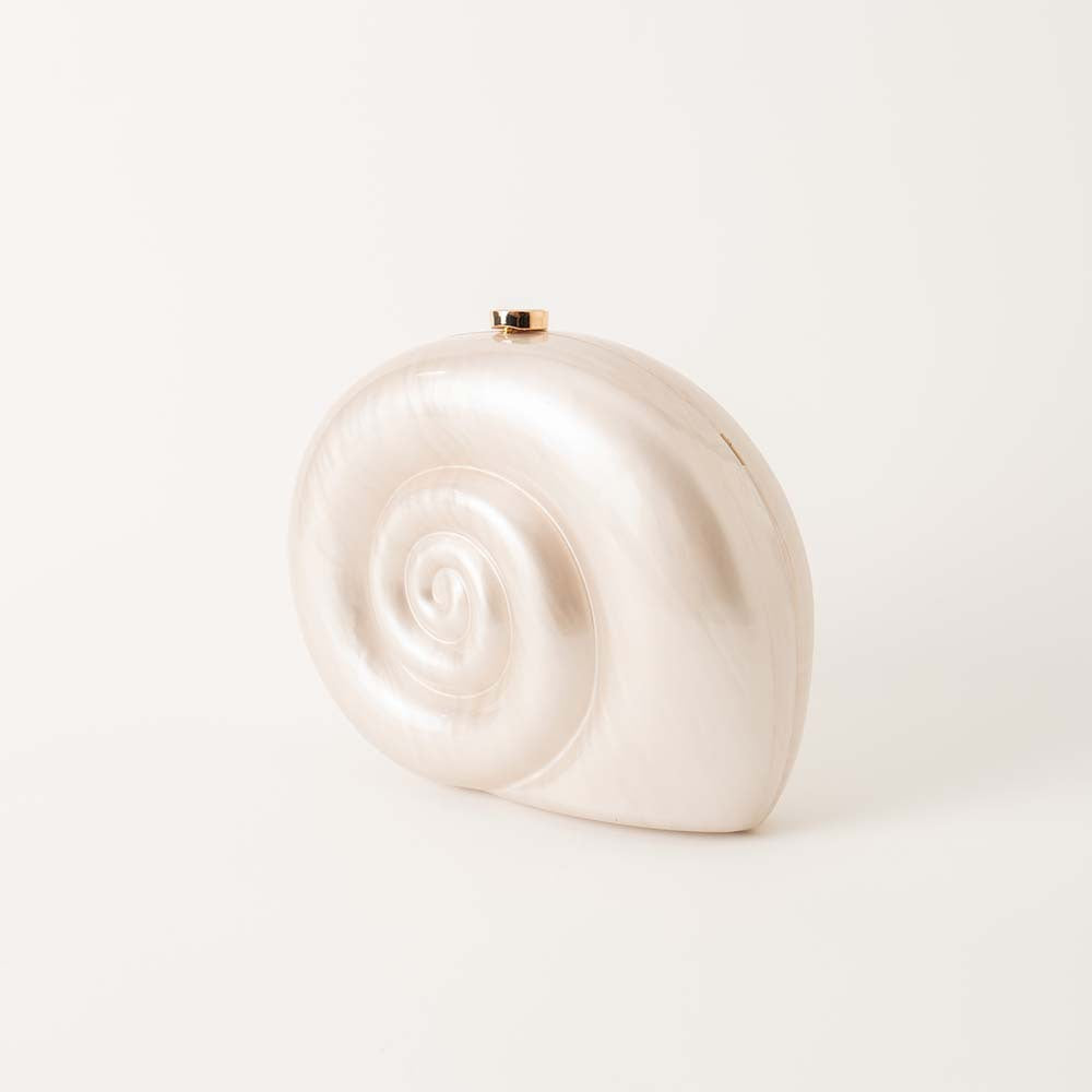 Sac en acrylique mode en forme de coquille pour femmes