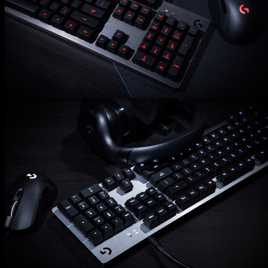 G413 Gaming électronique sport mécanique clavier bureau rétroéclairage 104 clé métal panneau