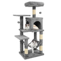 Arbre de chat multi-niveaux de 44" avec perche de dessus spacieuse