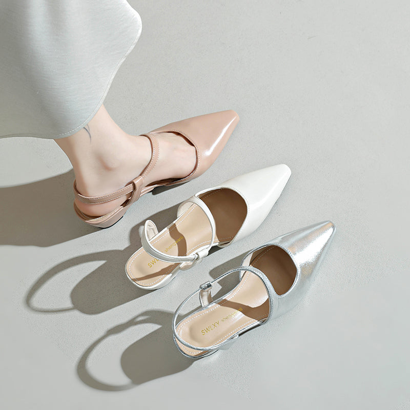 Block Heel Mary Jane Sandals pour femmes
