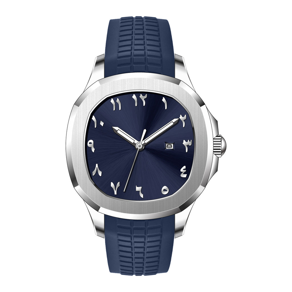 Montre Quartz étanche Classic Grenade bracelet en silicone