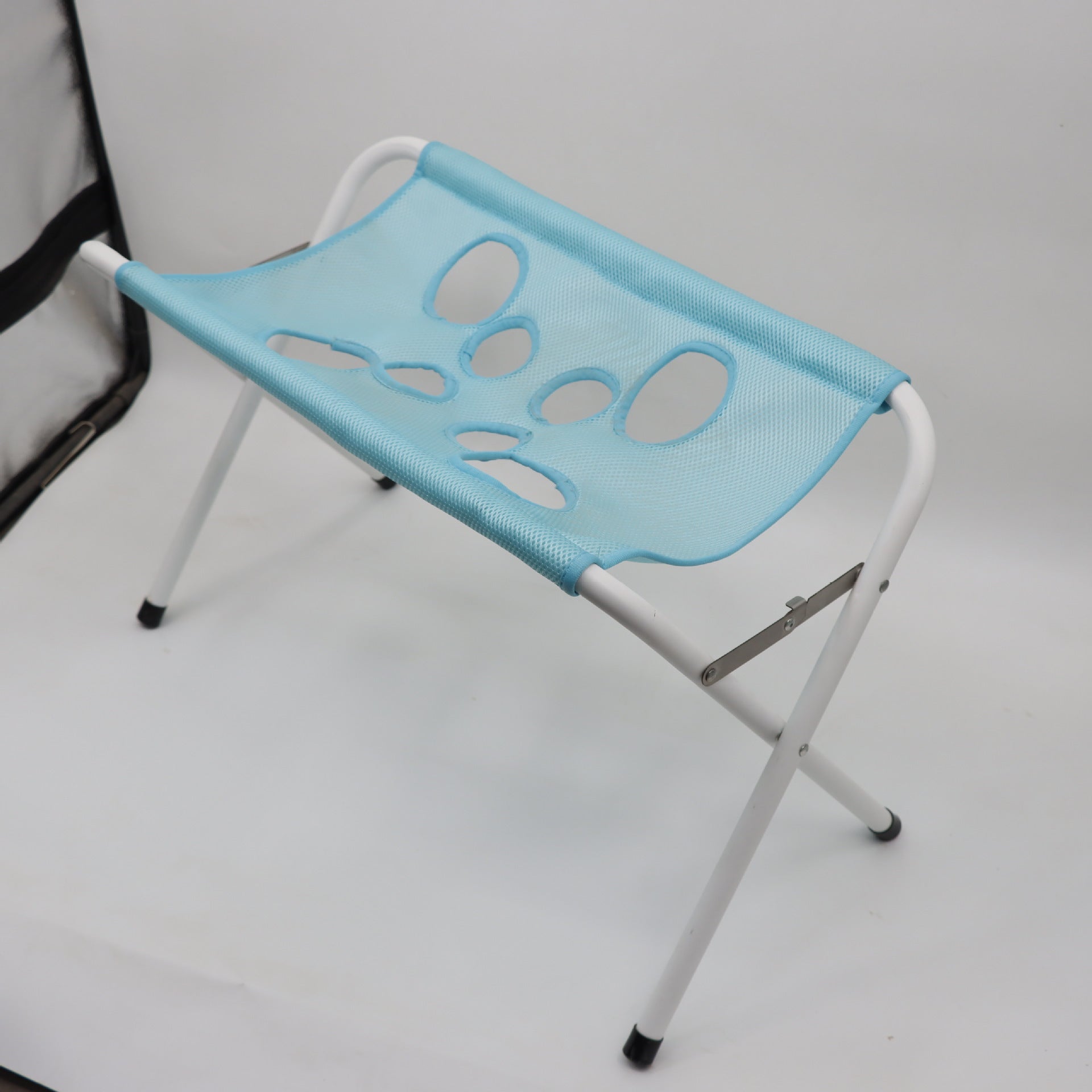 Hamac de grooming pour animaux de compagnie avec support en fer pliable
