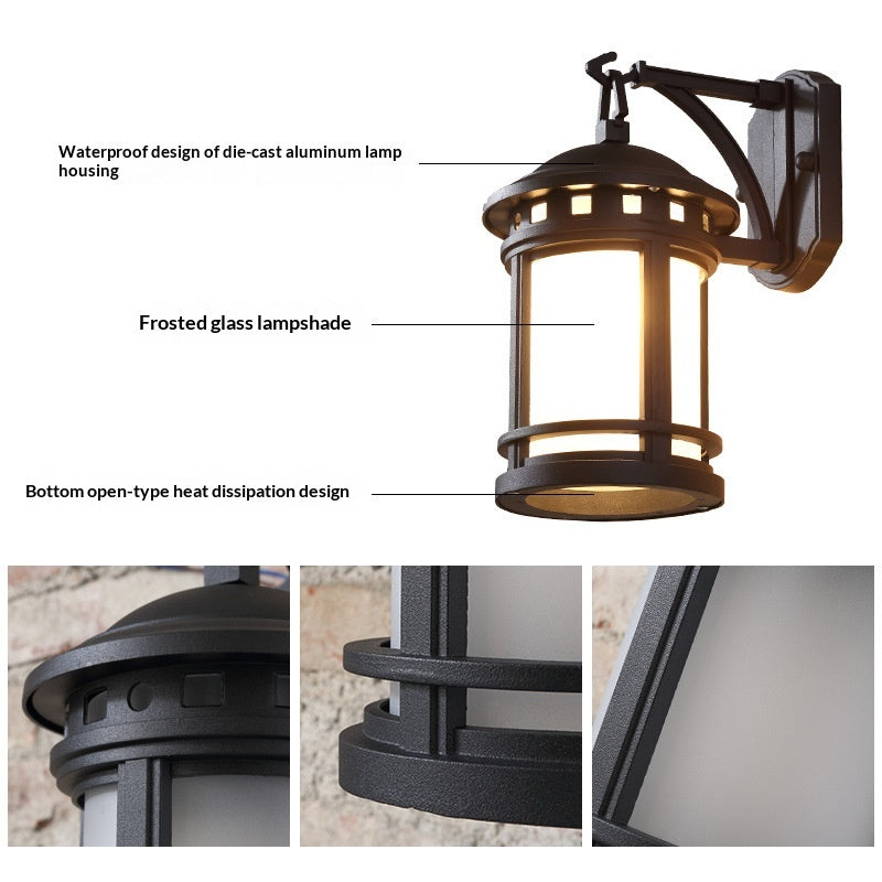 Lampe murale extérieure rétro pour balcons extérieurs Et des Façades