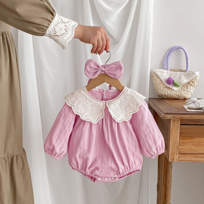 Robe de fille à manches longues sans capuche