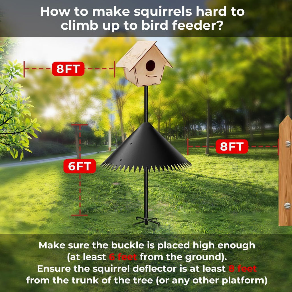 Entourage extérieur de l'écureuil-Proof Suspension Bird Feeder