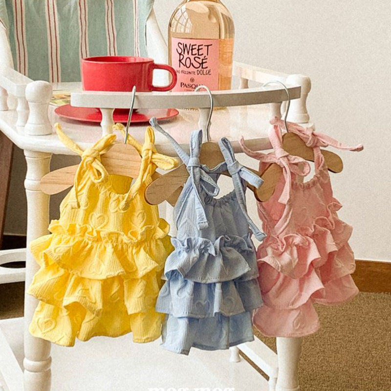Robe de chien en forme de cœur printemps-été