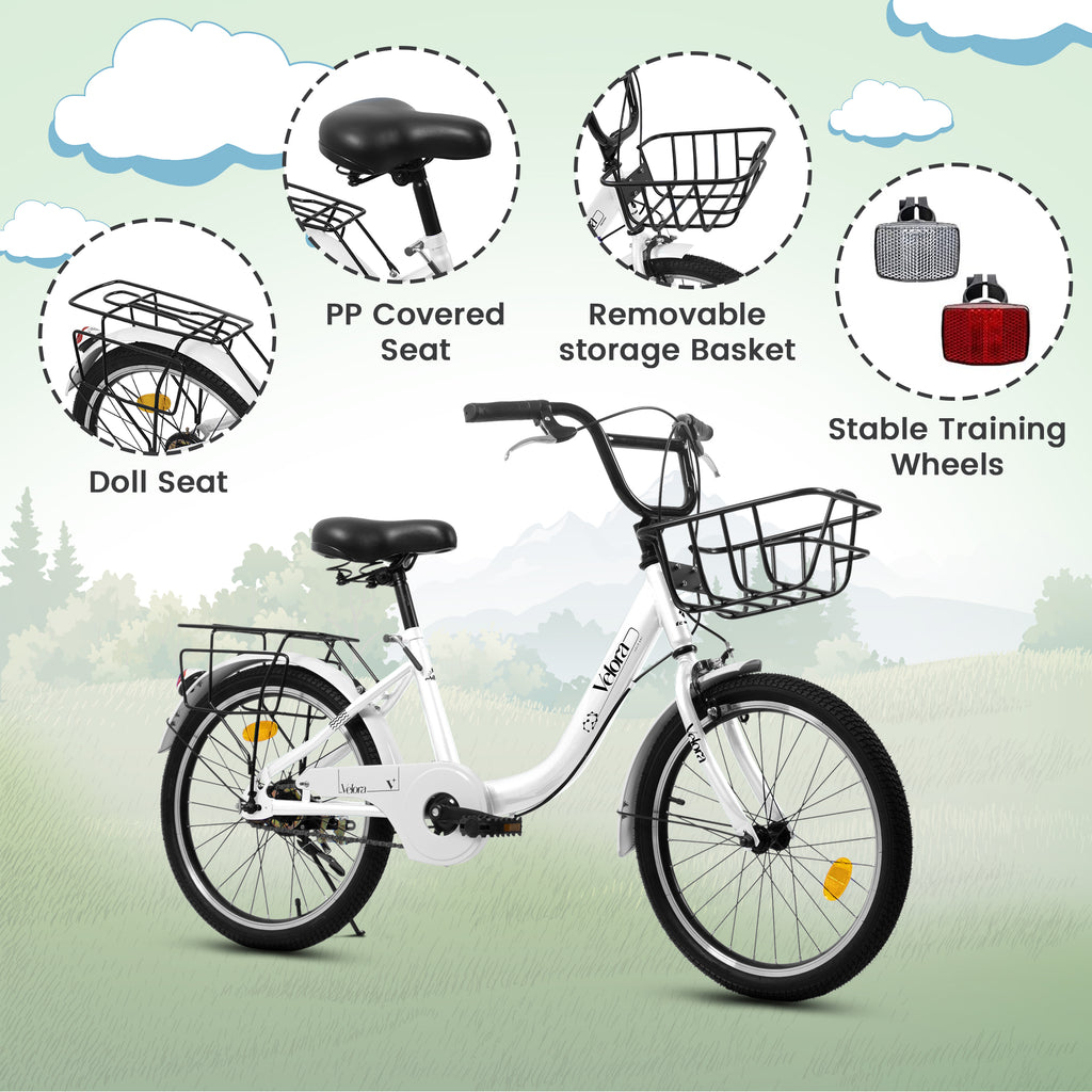 A20182 Vélo enfant de 20 pouces pour garçons et filles