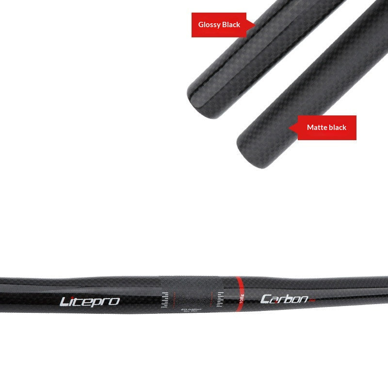 Poignée en fibre de carbone ultra-légère pour vélos pliants